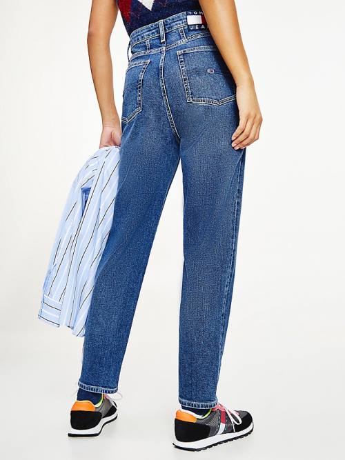 Tommy Hilfiger Harper High Rise Straight Ankle Jean Pantolon Kadın Denim | TH849RBS