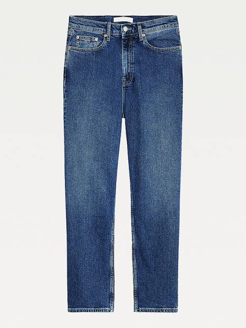 Tommy Hilfiger Harper High Rise Straight Ankle Jean Pantolon Kadın Denim | TH849RBS