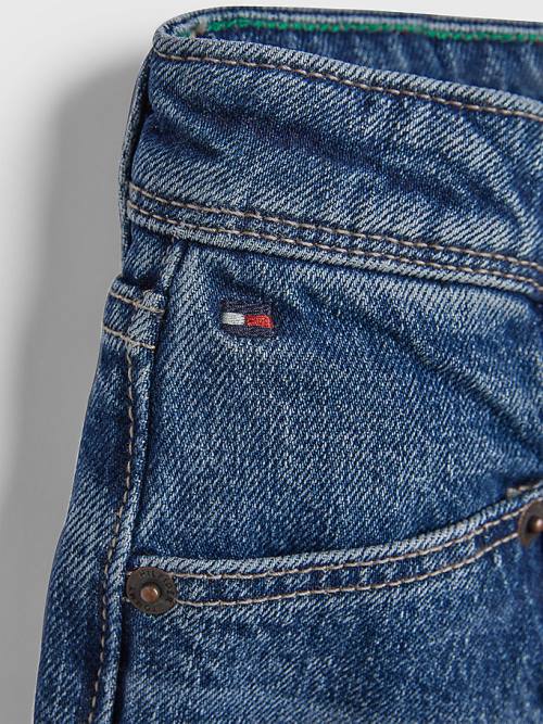 Tommy Hilfiger Harper Straight Faded Jean Pantolon Kiz Çocuk Denim | TH601CQO