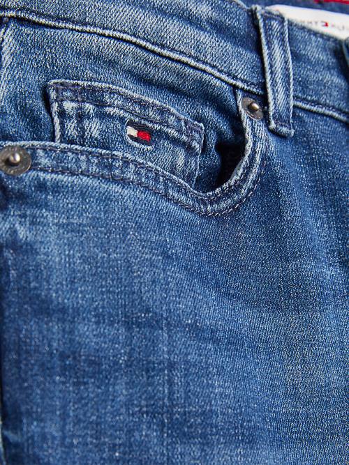 Tommy Hilfiger High Rise Tapered Jean Pantolon Kiz Çocuk Denim | TH201OVR