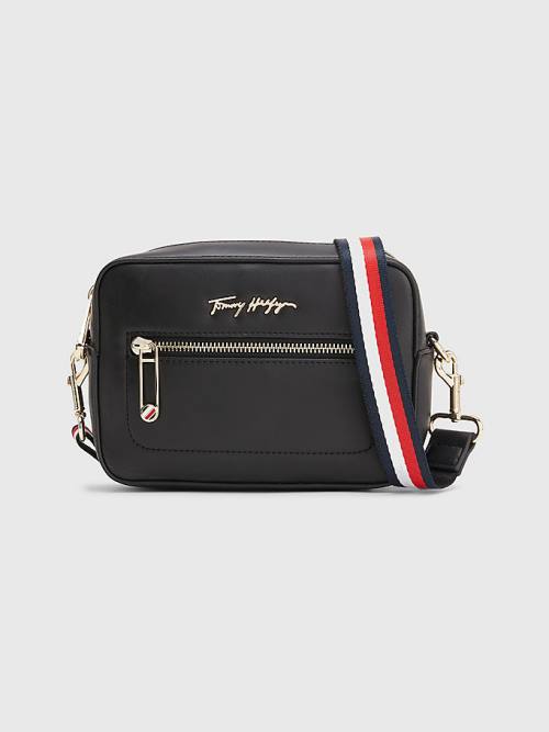 Tommy Hilfiger Iconic Camera Çanta Kadın Siyah | TH039PMR