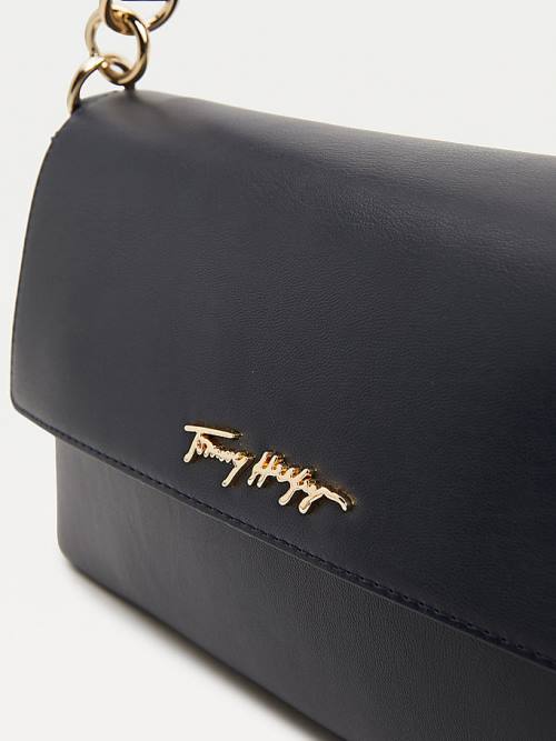 Tommy Hilfiger Iconic Shoulder Çanta Kadın Mavi | TH534EJK