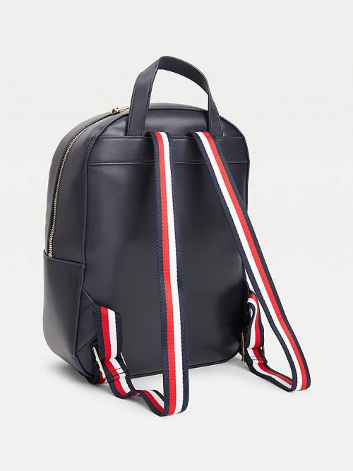 Tommy Hilfiger Iconic Signature Backpack Çanta Kadın Mavi | TH986HFI