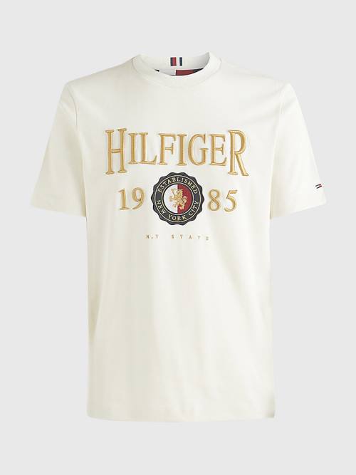 Tommy Hilfiger Icons Relaxed Fit Tişört Erkek Beyaz | TH530KZD