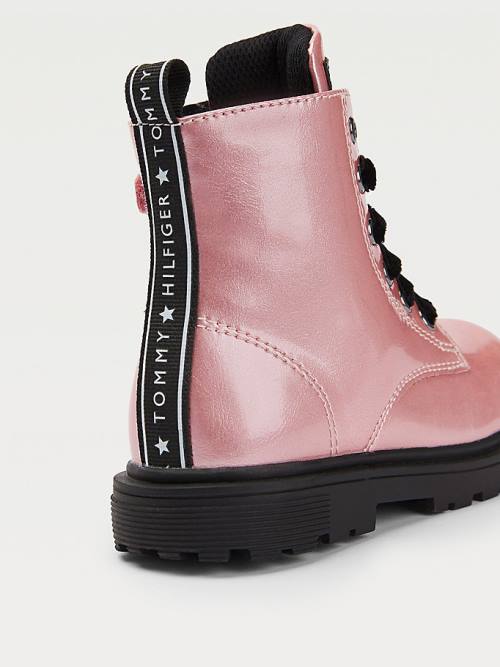 Tommy Hilfiger Iridescent Bisiklet Bot Kiz Çocuk Pembe | TH268DIE