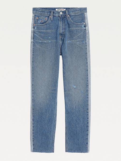 Tommy Hilfiger Izzie High Rise Slim Hemp Ankle Jean Pantolon Kadın Denim | TH352MHX