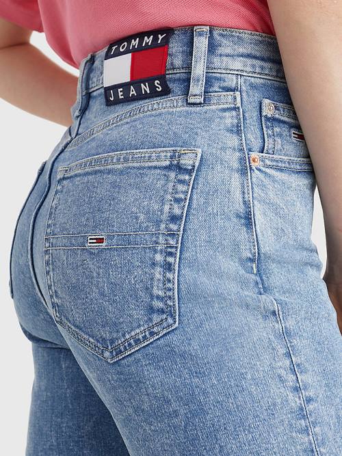 Tommy Hilfiger Julie Ultra High Rise Straight Jean Pantolon Kadın Denim | TH063GJQ