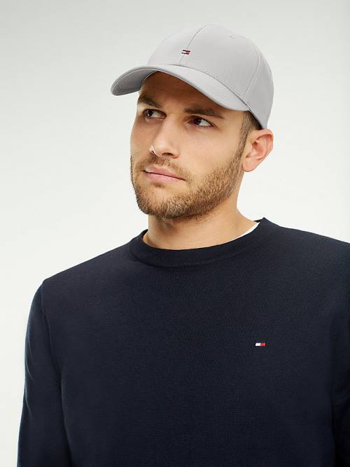 Tommy Hilfiger Klasik Baseball Cap Şapka Erkek Gri | TH175WFD