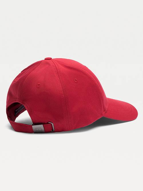 Tommy Hilfiger Klasik Baseball Cap Şapka Erkek Kırmızı | TH176EDO