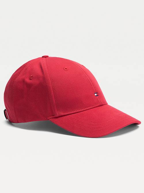 Tommy Hilfiger Klasik Baseball Cap Şapka Erkek Kırmızı | TH176EDO