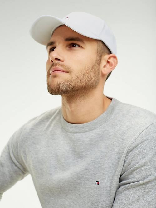 Tommy Hilfiger Klasik Baseball Cap Şapka Erkek Beyaz | TH328OTF