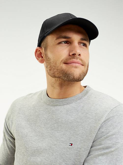 Tommy Hilfiger Klasik Baseball Cap Şapka Erkek Siyah | TH872TLP