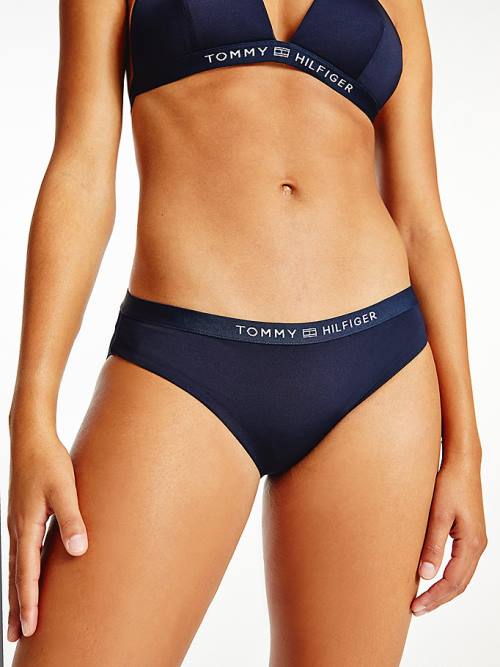 Tommy Hilfiger Klasik Bikini Bottoms Mayo Kadın Mavi | TH389WBS