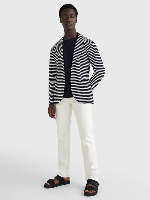 Tommy Hilfiger Knitted Stripe Blazer Erkek Multi | TH264UWZ