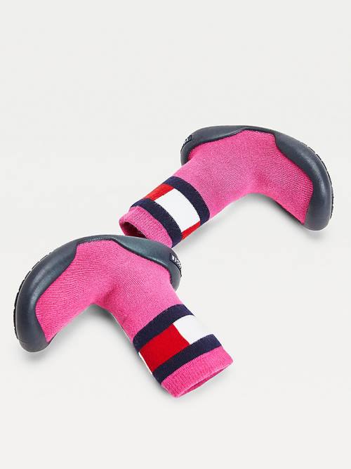 Tommy Hilfiger Knitted Terlik Bot Kiz Çocuk Pembe | TH907NGI