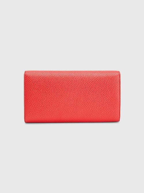 Tommy Hilfiger Large Flap Cüzdan Kadın Kırmızı | TH635DNR