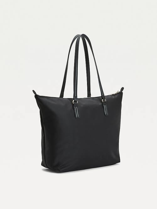 Tommy Hilfiger Large Recycled Tote Çanta Kadın Siyah | TH407FTD