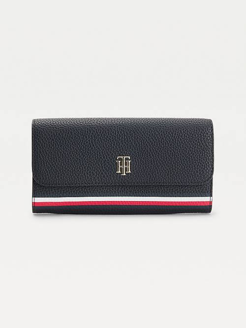 Tommy Hilfiger Large Signature Cüzdan Kadın Mavi | TH308LKG