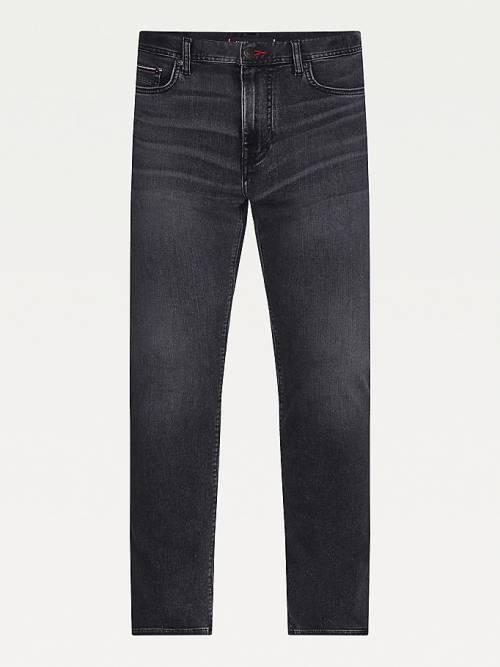 Tommy Hilfiger Layton Extra Slim Faded Black Jean Pantolon Erkek Denim | TH640KTH