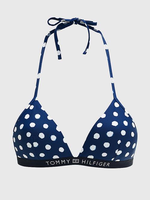 Tommy Hilfiger Logo Waistband Cheeky Fit Bikini Bottoms Mayo Kadın Mavi | TH045LMY