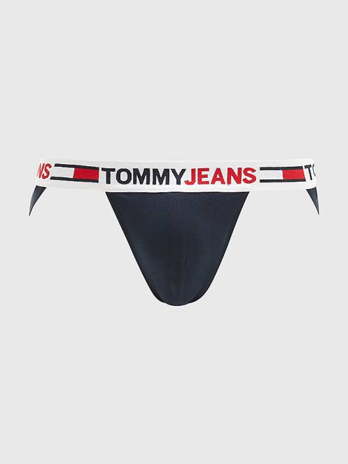 Tommy Hilfiger Logo Waistband Jockstrap İç Giyim Erkek Mavi | TH410JWM