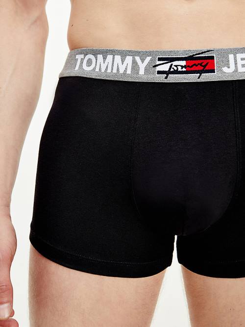 Tommy Hilfiger Logo Waistband Trunks İç Giyim Erkek Siyah | TH561QRD