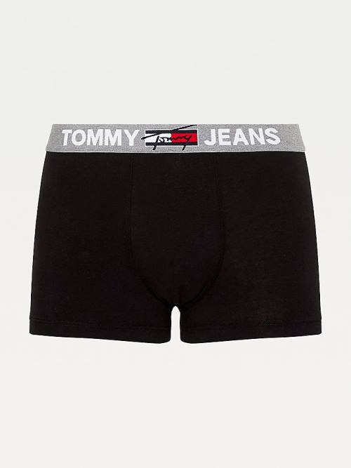 Tommy Hilfiger Logo Waistband Trunks İç Giyim Erkek Siyah | TH561QRD