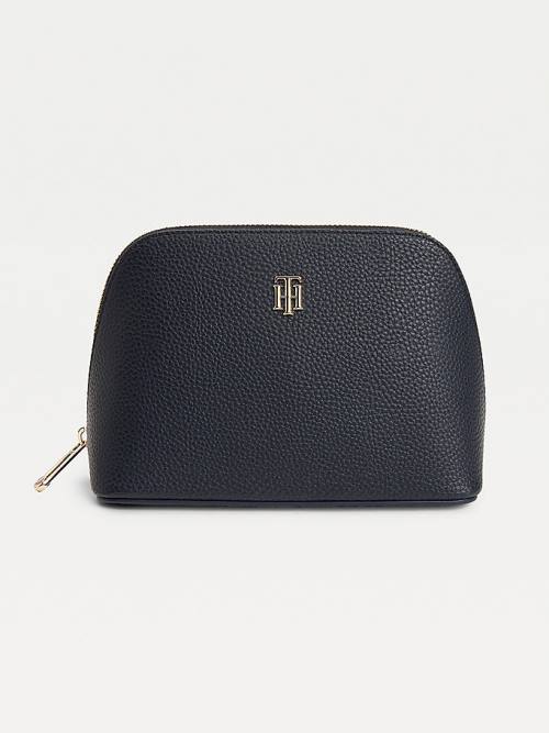 Tommy Hilfiger Logo Washbag Çanta Kadın Mavi | TH295ETG