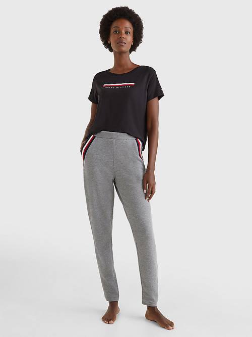 Tommy Hilfiger Lounge Cuffed Joggers Pantolon Kadın Gri | TH036MYZ