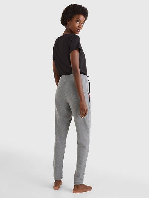 Tommy Hilfiger Lounge Cuffed Joggers Pantolon Kadın Gri | TH036MYZ