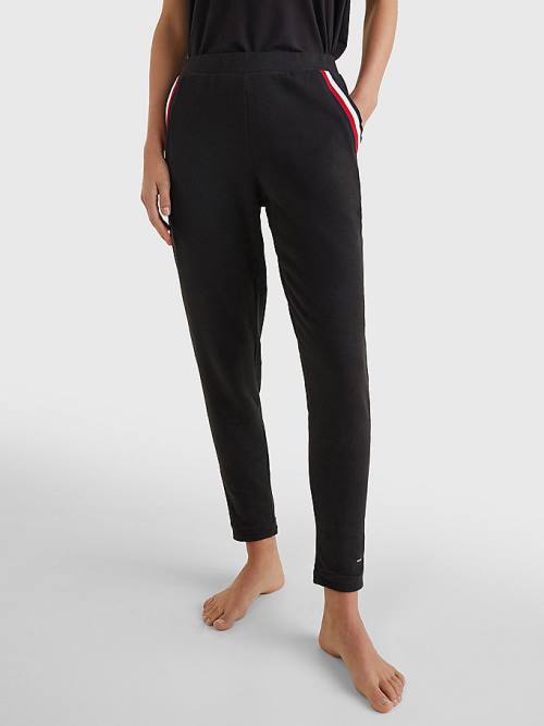 Tommy Hilfiger Lounge Cuffed Joggers Pantolon Kadın Siyah | TH571UDT