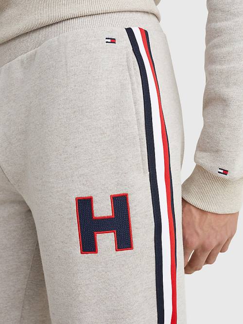 Tommy Hilfiger Lounge Signature Tape Joggers Pijama Erkek Bej Rengi | TH623BAZ