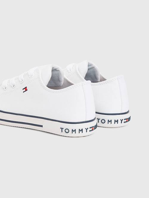 Tommy Hilfiger Low-Top Spor Ayakkabı Erkek Çocuk Beyaz | TH740GWU