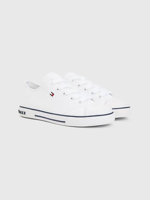 Tommy Hilfiger Low-Top Spor Ayakkabı Kiz Çocuk Beyaz | TH243HDP