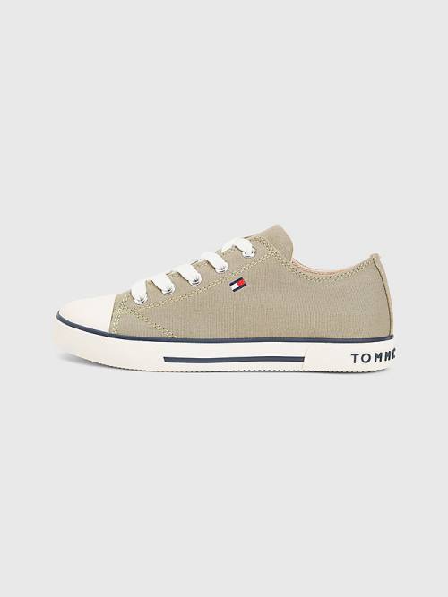 Tommy Hilfiger Low-Top Spor Ayakkabı Kiz Çocuk Yeşil | TH280XOQ