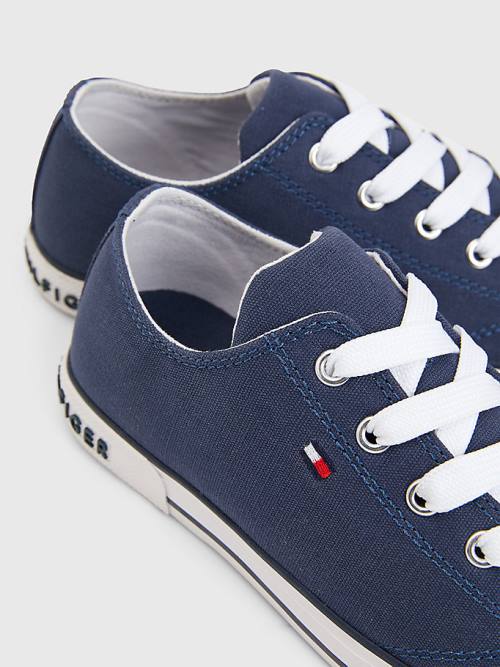 Tommy Hilfiger Low-Top Spor Ayakkabı Kiz Çocuk Mavi | TH487BXQ