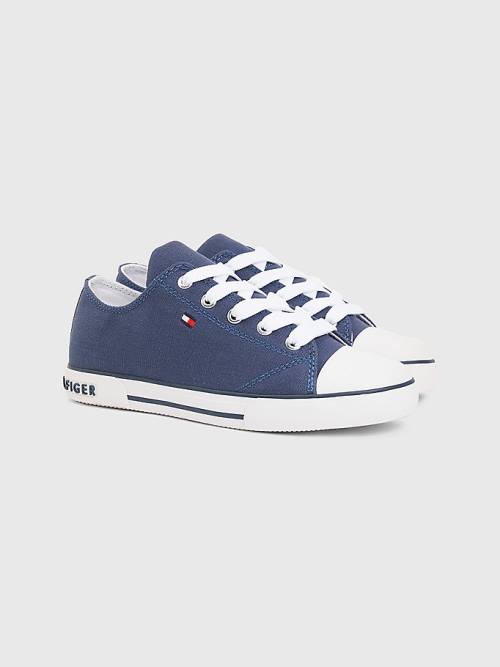 Tommy Hilfiger Low-Top Spor Ayakkabı Kiz Çocuk Mavi | TH487BXQ