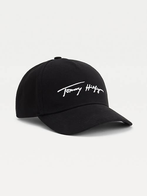 Tommy Hilfiger Lux Studded Organic Pamuklu Cap Şapka Kadın Siyah | TH673LBG