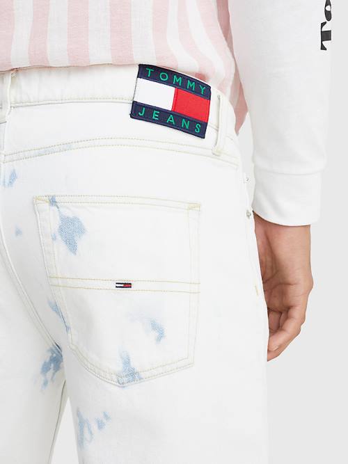 Tommy Hilfiger Marbled Tapered Fit Jean Pantolon Erkek Denim | TH627ENI