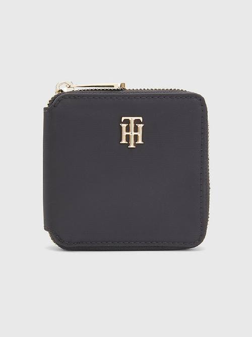 Tommy Hilfiger Medium Card Cüzdan Kadın Siyah | TH240EKY