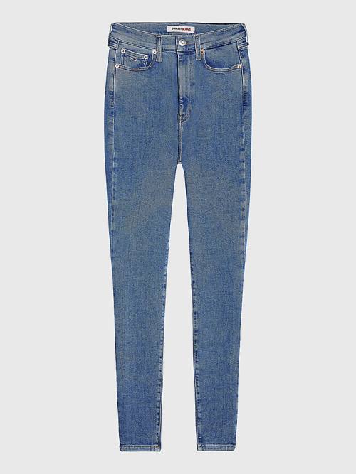 Tommy Hilfiger Melany Ultra High Rise Super Skinny Jean Pantolon Kadın Denim | TH819UPR