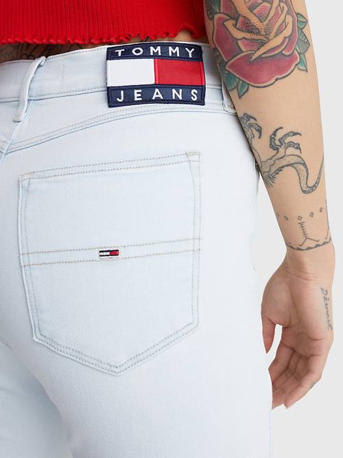 Tommy Hilfiger Melany Ultra High Rise Super Skinny Jean Pantolon Kadın Denim | TH985TLQ