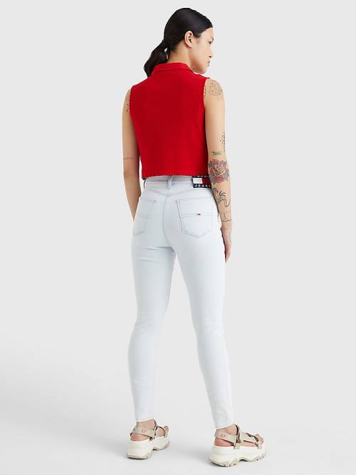 Tommy Hilfiger Melany Ultra High Rise Super Skinny Jean Pantolon Kadın Denim | TH985TLQ