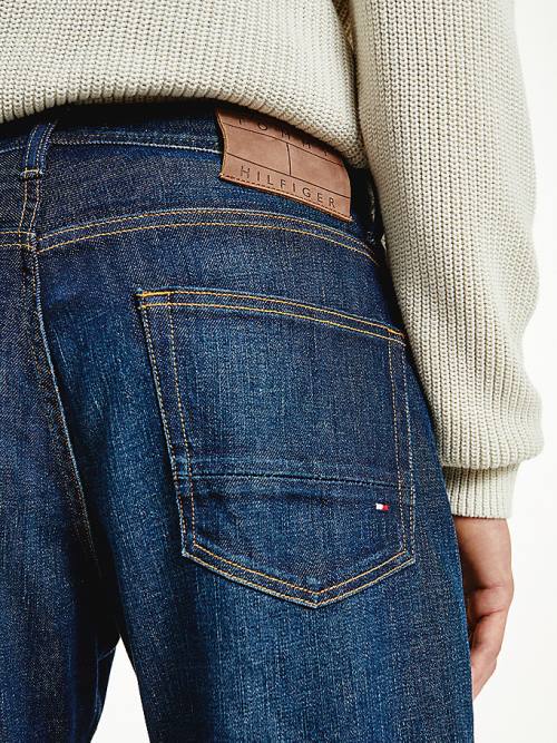 Tommy Hilfiger Mercer Straight Faded Jean Pantolon Erkek Denim | TH594FVK