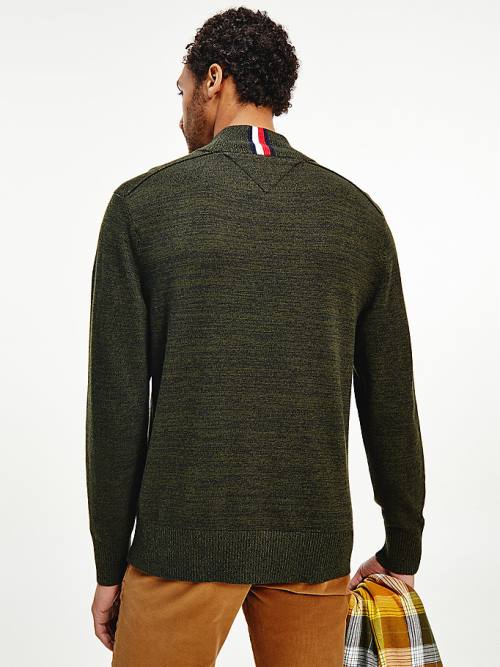 Tommy Hilfiger Mock Turtleneck Relaxed Fit Jumper Kazak Erkek Kahverengi | TH086GNH