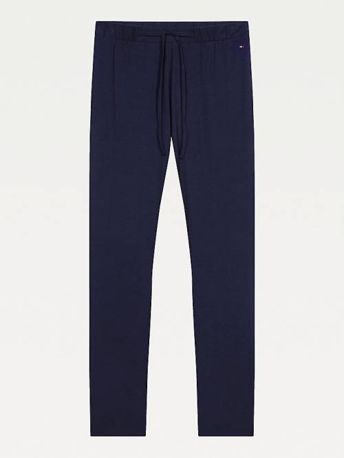 Tommy Hilfiger Modal Joggers Pijama Kadın Mavi | TH753LSJ