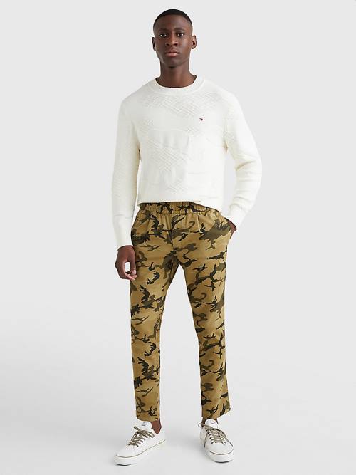 Tommy Hilfiger Modern Camo Tapered Fit Pantolon Erkek Haki | TH931MWL