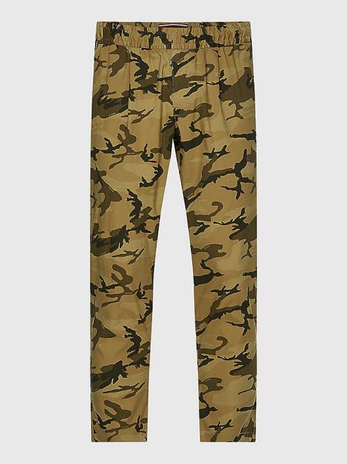 Tommy Hilfiger Modern Camo Tapered Fit Pantolon Erkek Haki | TH931MWL