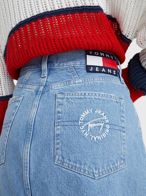 Tommy Hilfiger Mom Distressed Denim Etek Kadın Denim | TH368IVG