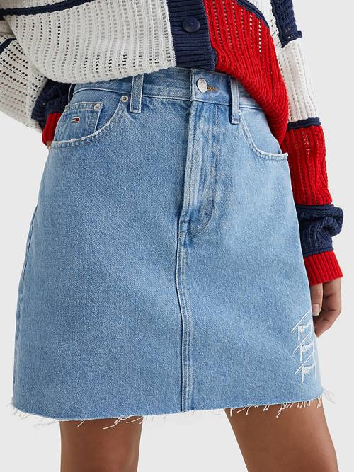 Tommy Hilfiger Mom Distressed Denim Etek Kadın Denim | TH368IVG